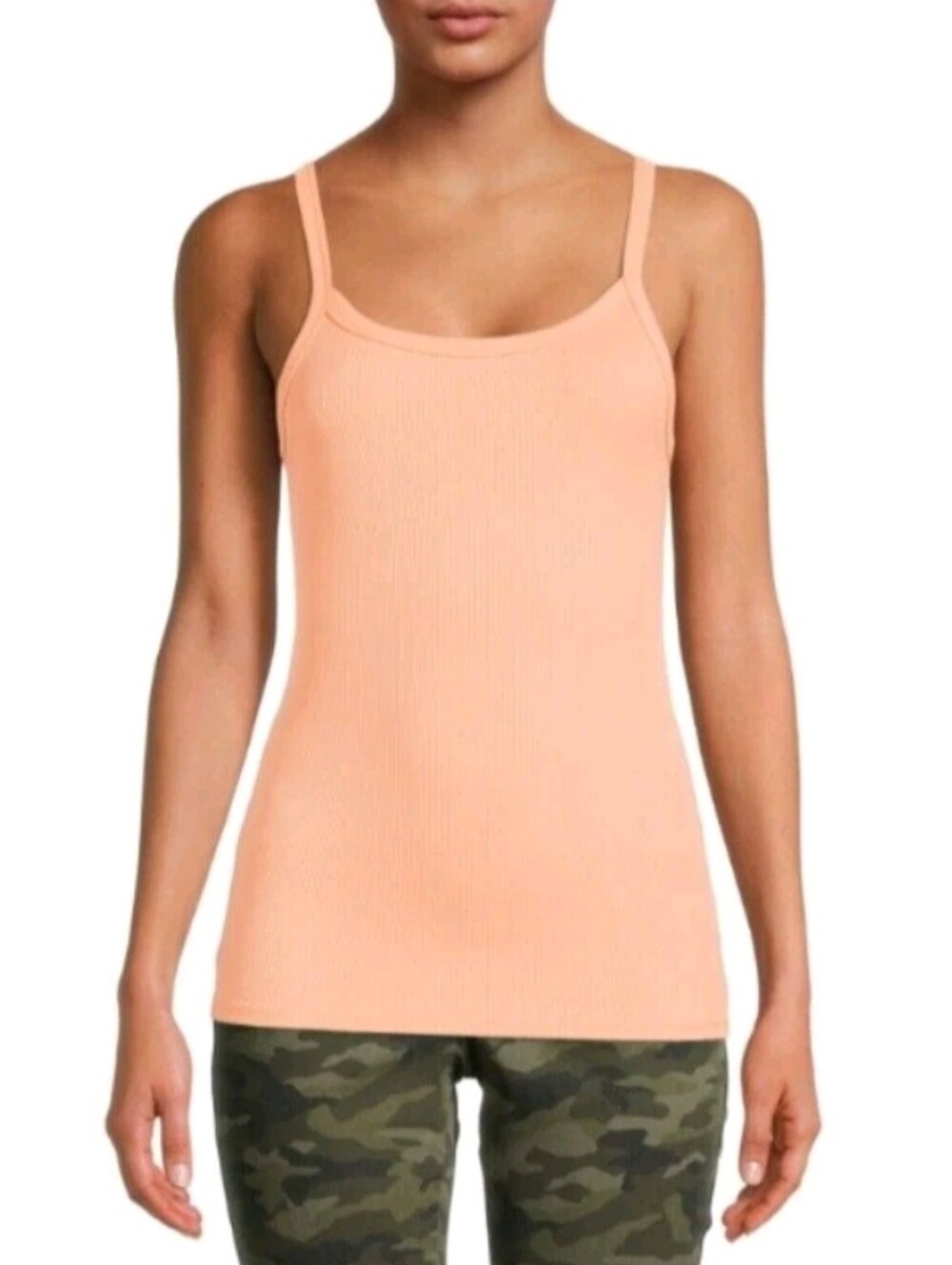 No Boundaries Junior's Rib Cami Color "Peach Jelly" size: M (7-9) NEW